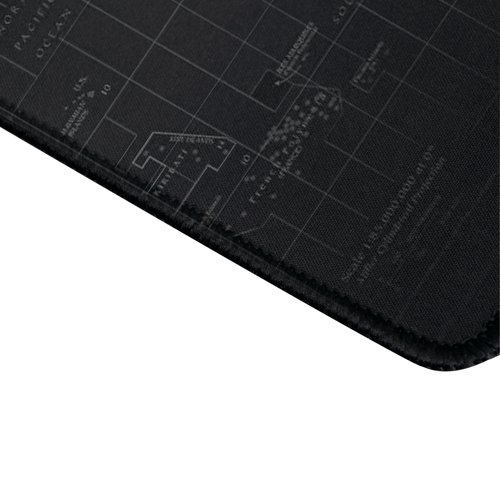 KF14444 | This Q-Connect large mouse mat has an ultra smooth with reinforced edges for comfortable and controlled tracking for your mouse. The mouse mat also features a non slip base for stability. The mouse mat measures 900x400x2.5mm in size and features a wolrd map print.