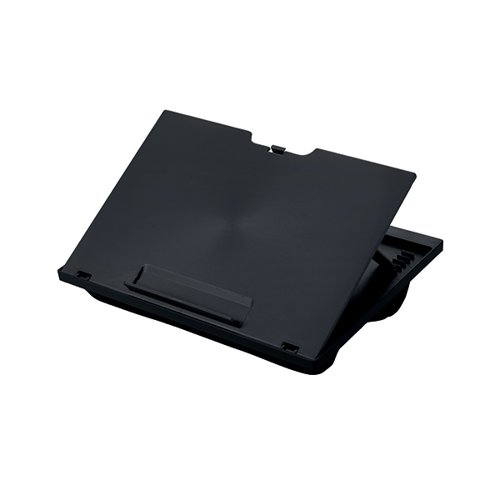 Q-Connect Height Adjustable Lap Desk Black KF14472