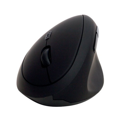 Q-Connect Ergonomic Wireless Vertical Right Handed Mouse Black M004