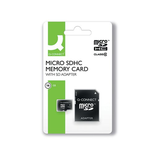 Q-Connect 16GB Micro SD Card KF16012 Pack 1