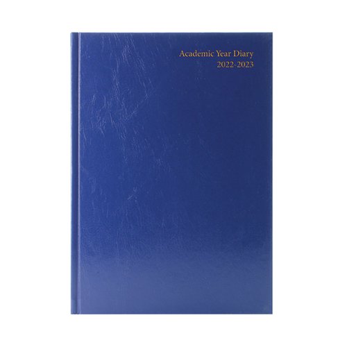 Academic Diary Day Per Page A4 Blue 2022-2023 KF1A4ABU22