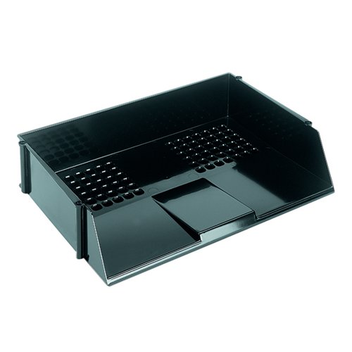 Q-Connect Wide Entry Letter Tray Black