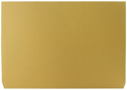 KF23017 Q-Connect Document Wallet Foolscap Yellow (Pack of 50) KF23017