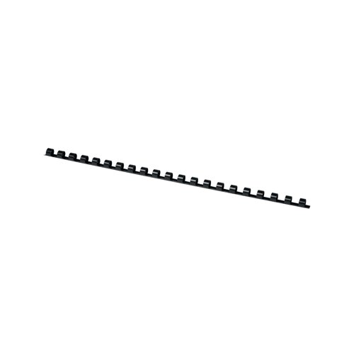 Q-Connect Black 8mm Binding Combs (Pack of 100) KF24018 Binding Machine Supplies KF24018