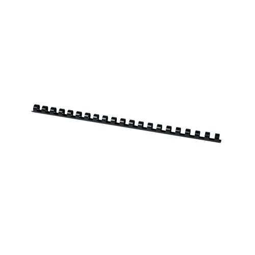Q-Connect Black 12mm Binding Combs (Pack of 100) KF24022 Binding Machine Supplies KF24022