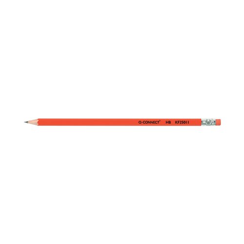 Q-Connect HB Rubber Tipped Office Pencil Pack 12 KF25011