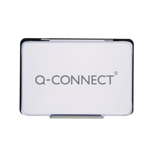 Q-Connect Medium Stamp Pad Black KF25211 - KF25211