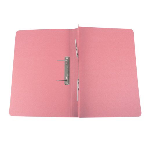 Q-Connect Transfer File 35mm Capacity Foolscap Pink (Pack of 25) KF26058 KF26058