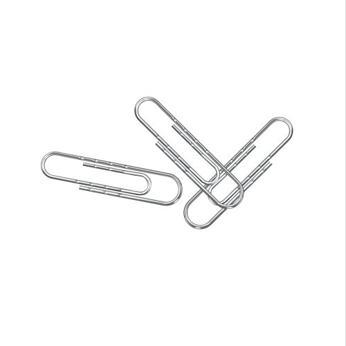 KF27004 Q-Connect Paperclips Wavy 77mm (Pack of 100) KF27004