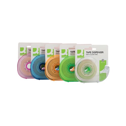 Q-Connect Adhesive Tape 19mm x 33m With Dispenser Pack 10 KF27009