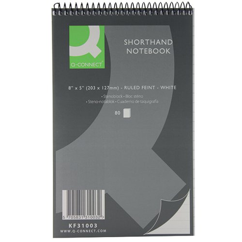 Pukka Pad Wirebound Metallic Reporter's Shorthand Notebook 160 Pages 205x140mm 