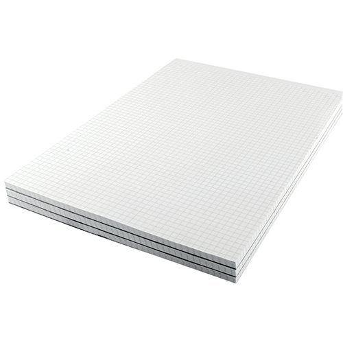 Office Headbound Memo Pad A4 5mm Quadrille 80 Sheets KF32008 [Pack 10]
