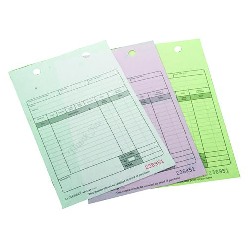 Q-Connect 3-Part Register Receipt Form (Pack of 75) KF32109