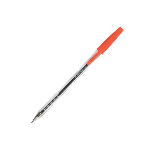 Q-Connect Ballpoint Pen Medium Red (Pack of 20) KF34044