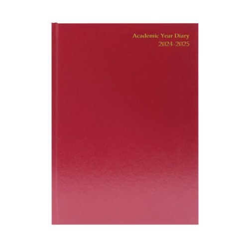 Academic Diary Week To View A4 Burgundy 2024-25 KF3A4ABG24 KF3A4ABG24 Buy online at Office 5Star or contact us Tel 01594 810081 for assistance
