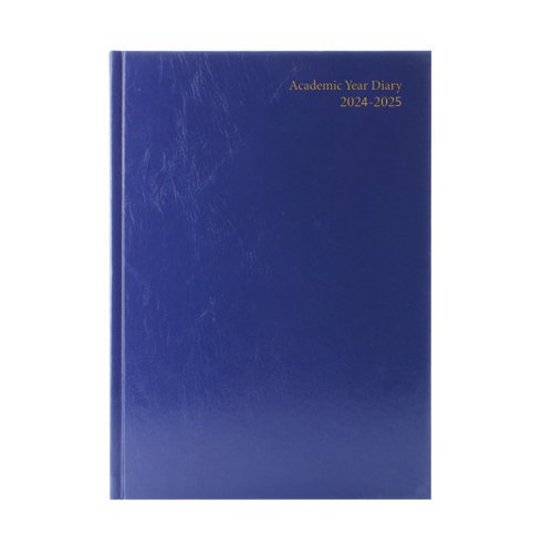 Academic Diary Week To View A4 Blue 2024 25 Kf3a4abu24