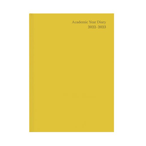 Academic Diary Week To View A5 Yellow 2022-2023 KF3A5AYL22