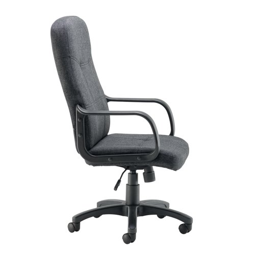 Arista Franca High Back Executive Chair 700x660x1180mm Charcoal KF50161