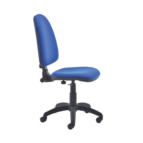 Jemini High Back Operator Chair 600x600x1000-1130mm Blue KF50174 VOW