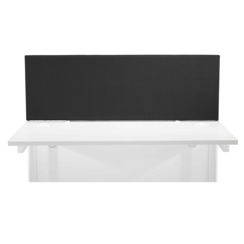 Jemini Desk Mounted Screen 1190x27x390mm Black KF70001 - VOW - KF70001 - McArdle Computer and Office Supplies
