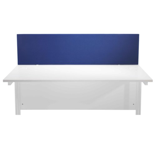 Jemini Desk Mounted Screen 1590x27x390mm Royal Blue KF70006 | KF70006 | VOW
