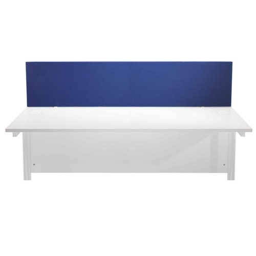 Jemini Desk Mounted Screen 1790x27x390mm Royal Blue KF70008 | KF70008 | VOW