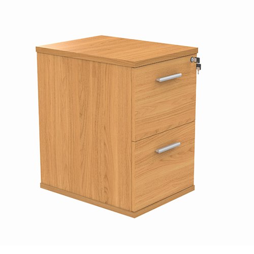 Astin 2 Drawer Filing Cabinet 540x600x710mm Norwegian Beech KF70009
