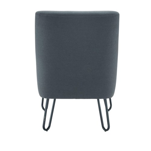 Jemini Daveen Reception Armchair is a steel framed chair with Scandinavian style fabric, powder coated steel, hair pin legs with non-marking feet to protect hard floors from damage. The hard-wearing fabric makes this an ideal option for frequently used areas. Ideal for reception areas, foyers and break-out areas.