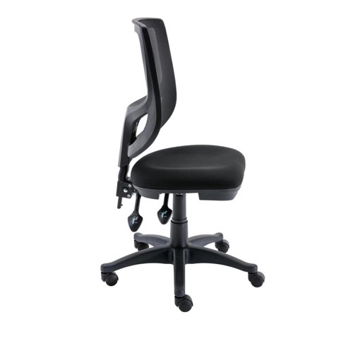Astin Nesta Mesh Back Operator Chair 590x900x1050mm Black KF70025 - VOW - KF70025 - McArdle Computer and Office Supplies