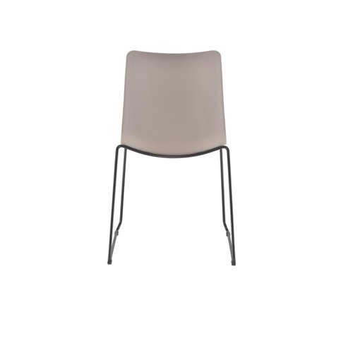 Astin Logi Skid Chair 530x530x860mm Grey KF70030 Classroom Seats KF70030