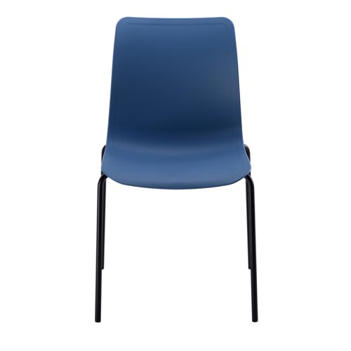 Jemini Flexi 4 Leg Chair 520x530x850mm Blue KF70032 Classroom Seats KF70032