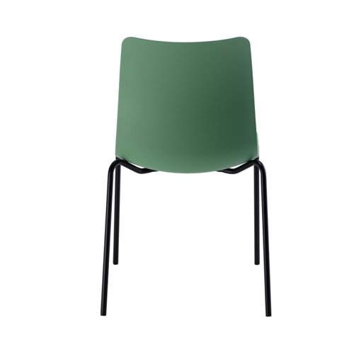 Jemini Flexi 4 Leg Chair 520x530x850mm Green KF70033 Classroom Seats KF70033