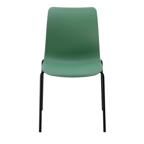 Jemini Flexi 4 Leg Chair 520x530x850mm Green KF70033 - KF70033