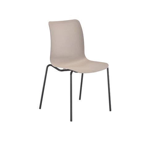Astin Logi 4 Leg Chair 520x530x850mm Grey KF70034