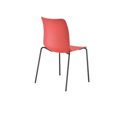 KF70035 Jemini Flexi 4 Leg Chair 520x530x850mm Red KF70035