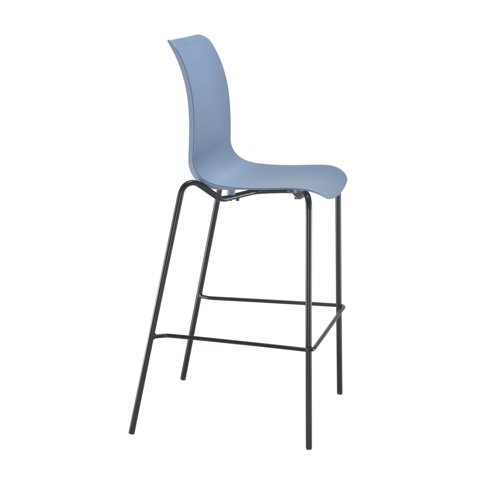 KF70036 | The Flexi High Stool has been designed for use in educational settings, canteens, collaborative and breakout spaces. This design gives its user extra legroom as well as additional strength with leg frame braces. The stool has a recommended usage time of 8 hours.