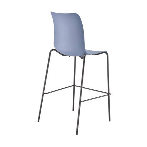 Jemini Flexi High Stool 570x575x1160mm Blue KF70036 - VOW - KF70036 - McArdle Computer and Office Supplies