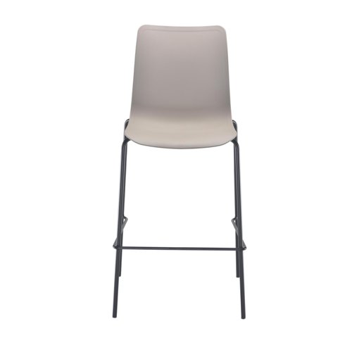 Jemini Flexi High Stool 570x575x1160mm Grey KF70038 - VOW - KF70038 - McArdle Computer and Office Supplies