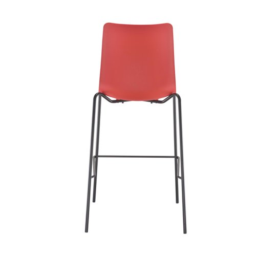 Jemini Flexi High Stool 570x575x1160mm Red KF70039 - VOW - KF70039 - McArdle Computer and Office Supplies