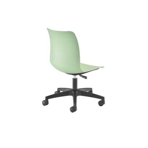 KF70041 | Jemini Flexi Swivel has a minimalistic, sleek, and ergonomic design. It is a highly portable chair that promotes flexible working spaces, where users can come together to collaborate and socialise with ease. Teh chair has a recommended usage time of 8 hours.