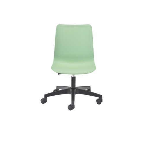 Jemini Flexi Swivel Chair 630x530x825-935mm Green KF70041 Classroom Seats KF70041
