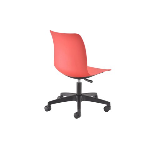 Jemini Flexi Swivel Chair 630x530x825-935mm Red KF70043 - VOW - KF70043 - McArdle Computer and Office Supplies