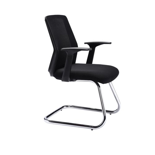 Jemini Denali Visitor Chair 600x580x890mm Black KF70061 VOW