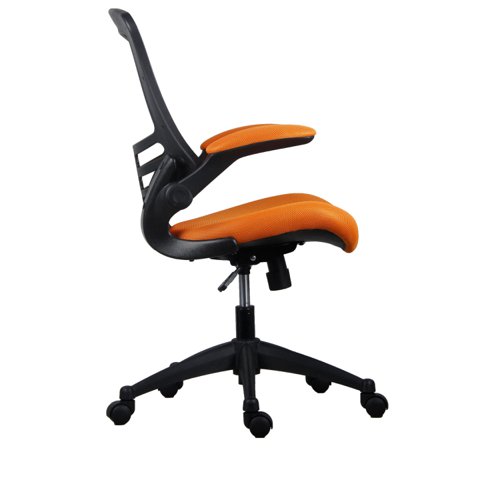 Jemini Jaya Operator Chair 680x670x970-1070mm Orange KF70062 - VOW - KF70062 - McArdle Computer and Office Supplies