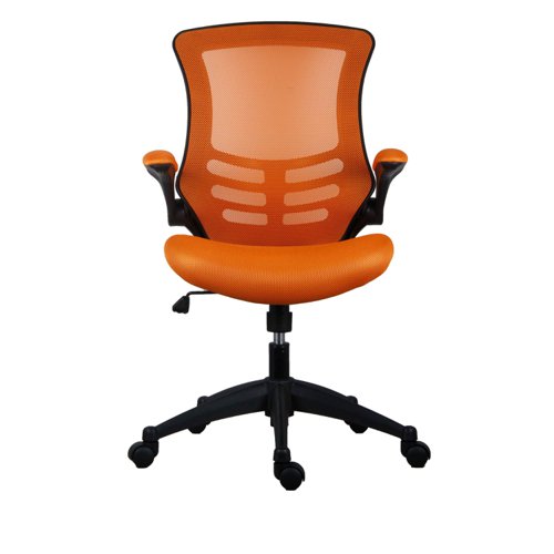 Jemini Jaya Operator Chair 680x670x970-1070mm Orange KF70062 - VOW - KF70062 - McArdle Computer and Office Supplies