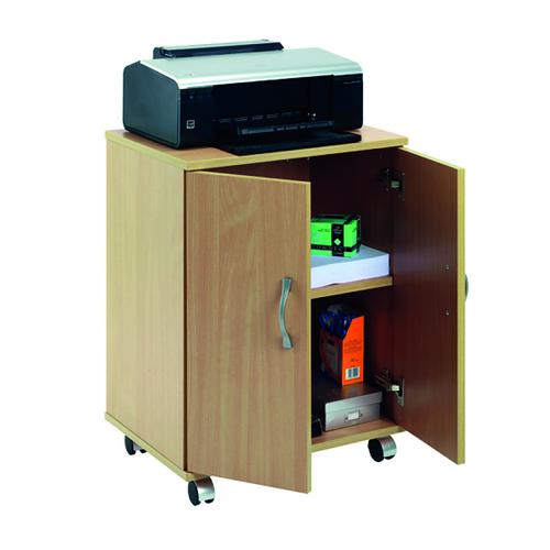 Serrion Mobile PC/Printer Stand Ferrera Oak EMPSOK