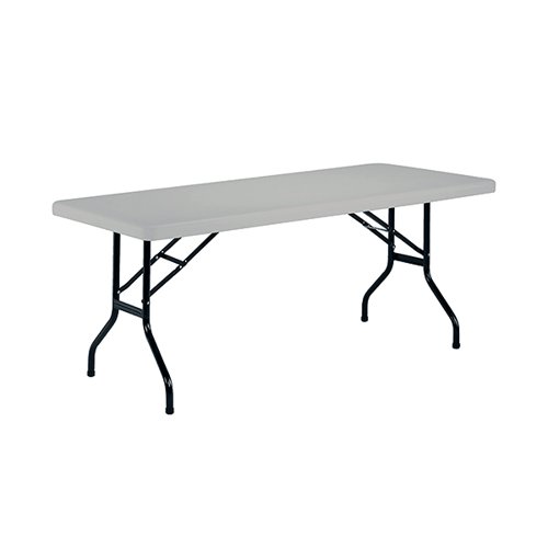Jemini Rectangular Folding Table 1510x760x740mm White KF72329 KF72329