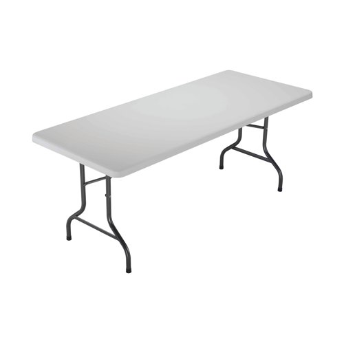 Jemini Rectangular Folding Table 1830x760x740mm White KF72330
