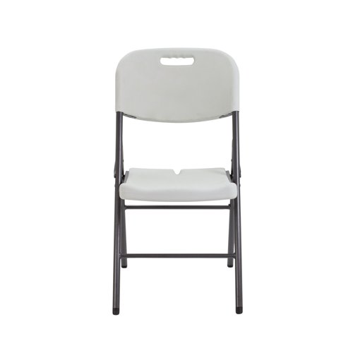 KF72332 Jemini Lightweight Folding Chair 460x520x830mm White KF72332