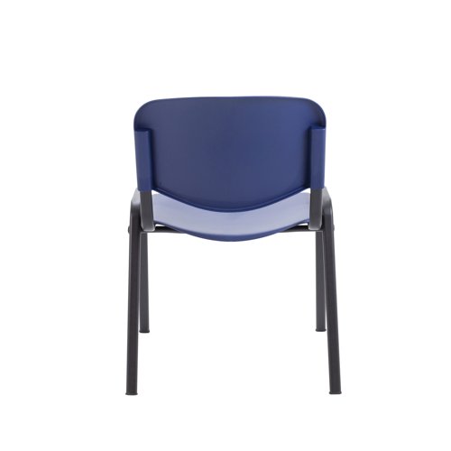 Jemini Multipurpose Stacking Chair Polypropylene 610x535x780mm Blue KF72368 VOW